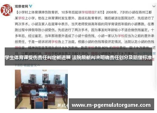 学生体育课受伤责任判定新进展 法院最新判决明确责任划分及赔偿标准