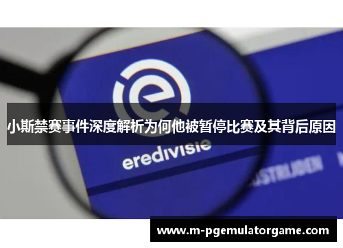小斯禁赛事件深度解析为何他被暂停比赛及其背后原因